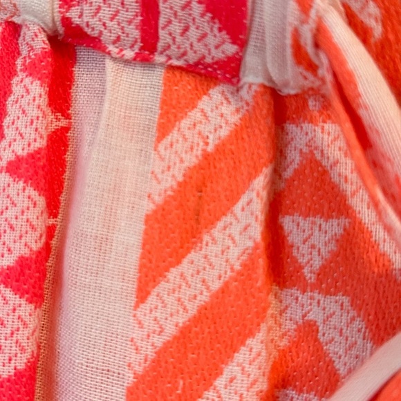 NWT Anthropologie Farm Rio Geometric Floral Embroidered Striped Pants Pink XS - Picture 15 of 16